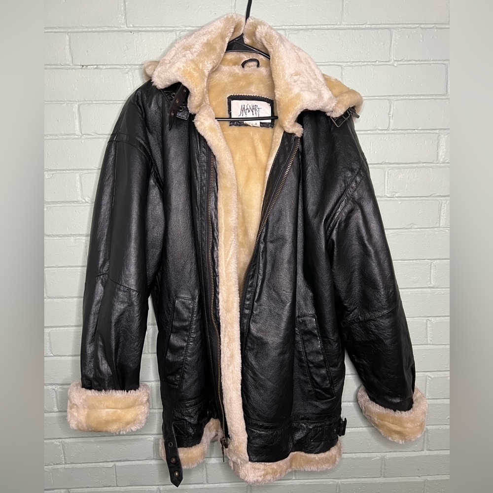 Vintage MANART Genuine Leather Jacket